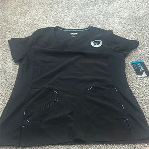 Scrubstar Women's Black Scrub Top